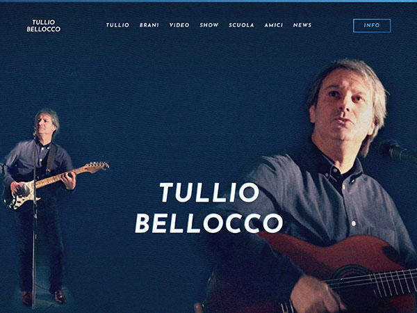 immagine introduttiva del sito di Tullio Bellocco